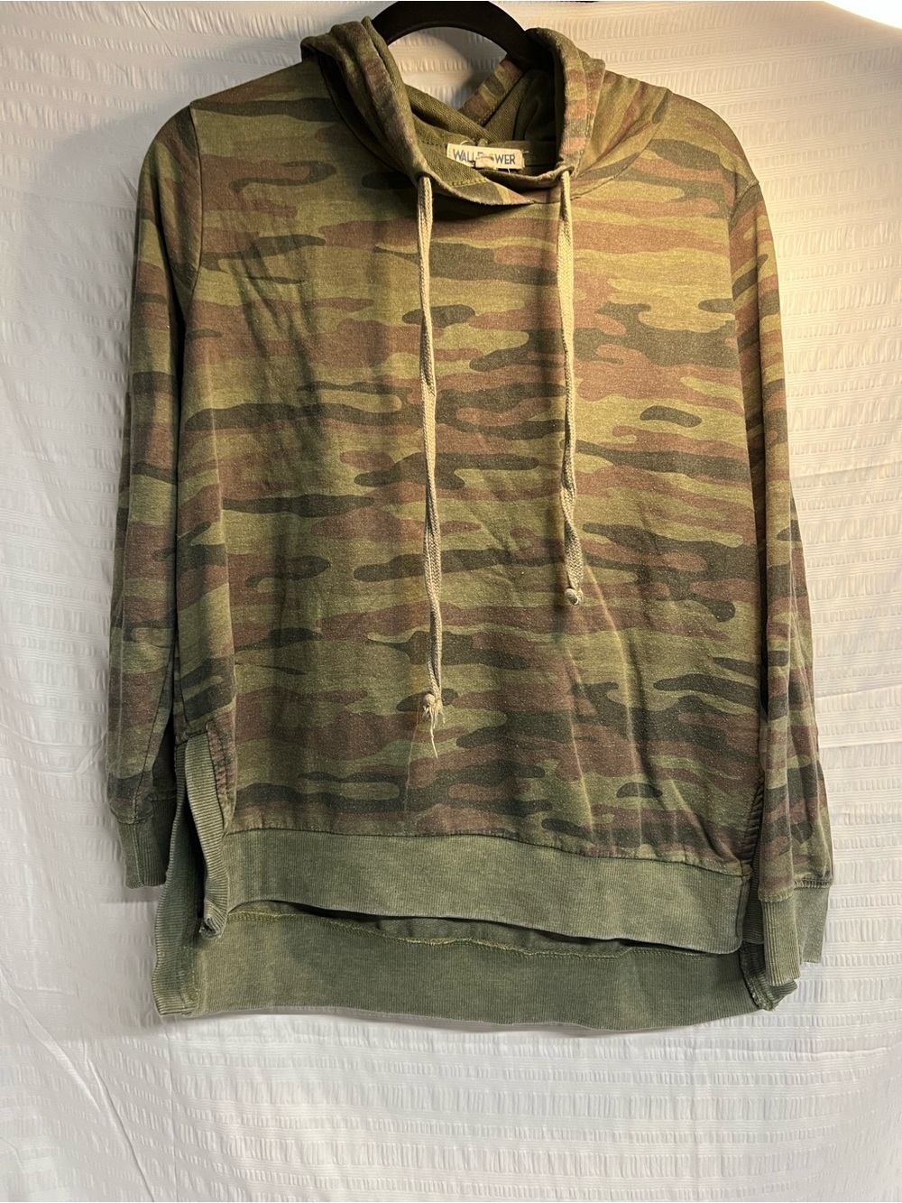 Wallflower Men’s Camo Crewneck Sweater - Green & Brown